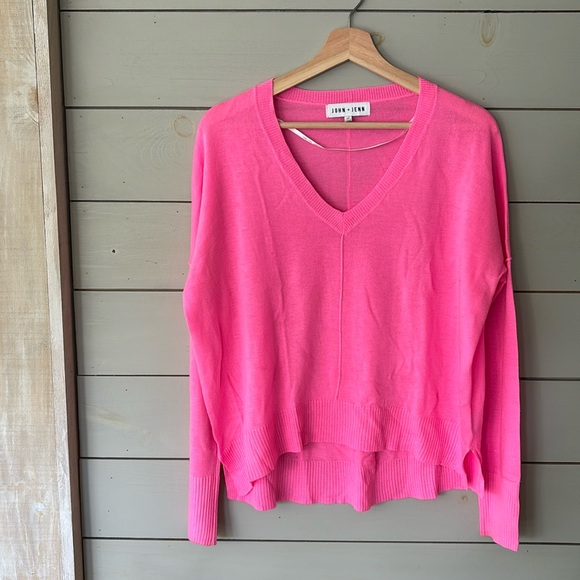 John + Jenn Sweaters - REVOLVE JOHN + JENN - Neon pink sweater